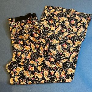 EUC Forever 21 Boho Wideleg Pants- Large